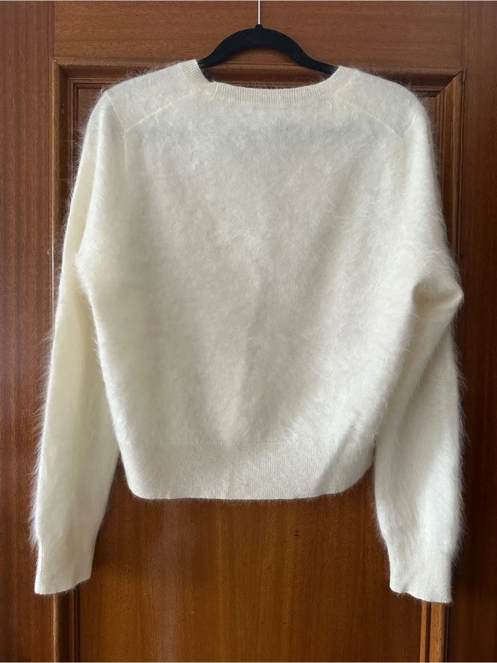 J. Crew Cream brushed 100% cashmere Sweater